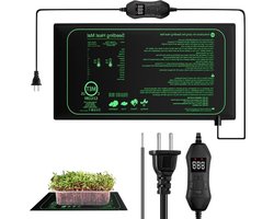 Verwarmingsmat met thermostaat - Planten, broeikas, zaaigoed, kieming, reptielen, terrarium