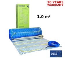 Verwarmingsmat voor elektrische vloerverwarming 1 m², 170 W/m², 170 W, Grand Meyer