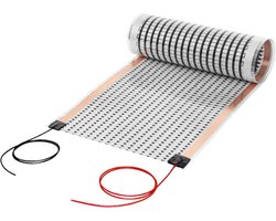 Vloerverwarming 12V 130Watt - 1,5m Verwarmingsfolie voor Droogbouw