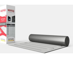Warmup 4m² Verwarmingsfolie | oa laminaat, PVC | 15jr Garantie | elektrische vloerverwarming