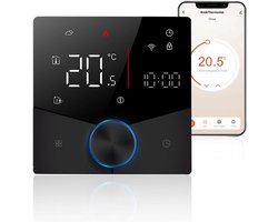 WiFi Thermostaat voor Vloerverwarming en Gasboilerbediening - Compatibel met Alexa, Google Home en Smart Life