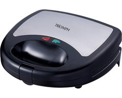 3-in-1 Wafelijzer, Grill en Tosti-ijzer met Verwisselbare Platen