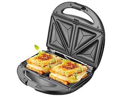 5 in 1 Sandwichmaker met 1200 Watt en 5 verwisselbare platen