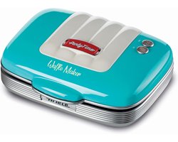 Ariete 1973/01 - 50's Style Waffelijzer - 700W - Anti-aanbakplaat - Licht blauw