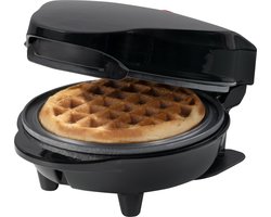 Bestron Wafelijzer - AMW500Z - 550W - Mini wafel - Anti aanbaklaag - Zwart