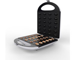 Brock Elektrische Notenkoekjes Maker 1400W – Oreshki / Oreshnitsa Walnoot Koekjesmachine – Voor 24 Halve Schelpen – Antiaanbak & Cool Touch