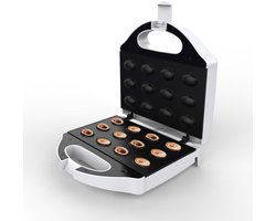 Brock Elektrische Notenkoekjes Maker 750W – Oreshki / Walnootkoekjes Maker – Voor 12 Halve Schelpen – Instelbare Temperatuur & Antiaanbaklaag