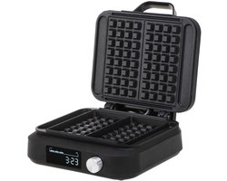 Camry CR 3086 - Wafelijzer - 2200W - Met LED Display & Timer - 6 Bruiningsniveaus
