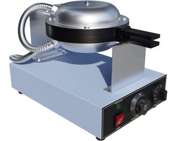 CUBO Bubbel-wafelijzer - Enkel - Handmatig - 1.3 kW - CS-BWM