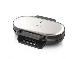 Emerio Wafelijzer 1200W - Hartvormige wafels - Regelbare thermostaat - Anti aanbaklaag - 14cm Diameter - Indicatielampje - Anti-slip voetjes - WM-123356