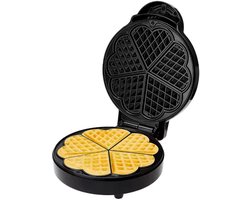 EvKeyfi - wafelijzer - Wafelmaker - Waffle maker - Compact - Zwart