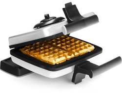 Frifri WA102A - Originele Belgische Wafelijzer - 1200 Watt - gietijzer - patroon 4x7 - 2 wafels per keer - regelbare temperatuur