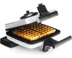 Frifri WA102A - Originele Belgische Wafelijzer - 1200 Watt - gietijzer - patroon 6x10 - 2 wafels per keer - regelbare temperatuur