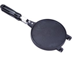 Gigicial Wafelijzer Voor Ijshoorntjes - Ijshoorntjesmaker - Antiaanbaklaag En Eenvoudige Reiniging Lange Handgreep Voor Veilige Bediening - 1 - Algemeen Gebruik Zwart