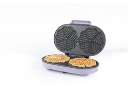 Giles & Posner Dubbele Wafelmachine - Hartvormig - PFAS-vrij