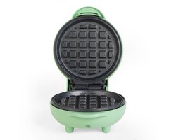 Giles & Posner Mini Waffle Maker – Antiaanbaklaag - 11,5 cm plaat