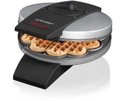 Hartvormige Wafelijzer - 930W, 15.5 cm Diameter, Instelbare Bruiningsniveau