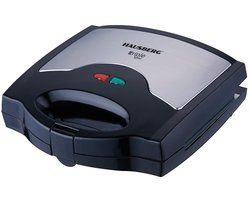 Hausberg HB-3514IN 3-in-1 Sandwich / Wafel / Donut Maker – 800 W – Verwisselbare platen – RVS / Inox behuizing – Compact & veelzijdig