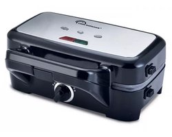 Little Balance 8368 - Wafelijzer en grill in 1 apparaat - 2 sets afneembare platen voor wafels, sandwiches, panini's, grillen - PFAS vrij