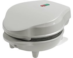 Mini Wafelijzer - Antiaanbaklaag - 550W - Grijs