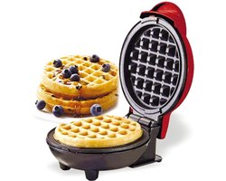 Mini wafelijzer - Non-Stick - Wafels - Mini Waffle maker - L16xB12xH8,5cm
