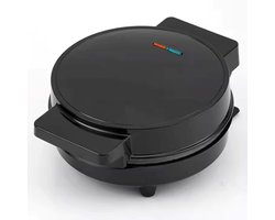 Precisie Home - Waffle Maker - Wafelijzer Met Antiaanbaklaag - En Indicatielampje - Zwart - 1000 W