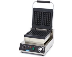 Professioneel Wafelijzer voor Brusselwafels - Antiaanbaklaag