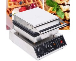 Professionele Wafelijzer met Timer en Instelbare Temperatuur voor Dikke Wafels
