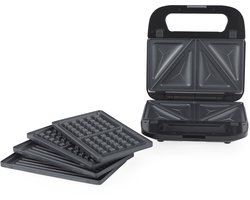 Progress 3 in 1 Snack Maker - Tosti's - Wafels - Panini's