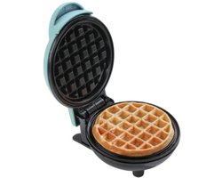 S&E Compacte Mini Wafelmaker – Voor Snel & Zoet Genot - Blauw