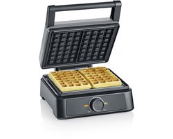 Severin WA 2125 Belgisch wafelijzer,, ca. 1.600 W, PFAS-vrije keramische coating van de bakplaten, wafels in minder dan 3 minuten