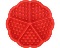 Siliconen Wafelvorm-Hartvorm - 5 Wafels-Cakevorm-bakkerij gereedschappen Cake-Wafelmaker