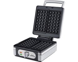 Snel Wafelijzer voor Echte Belgische Wafels - 1400 W - Rechthoekig en Knapperig