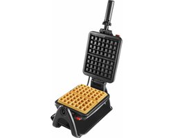 Tefal King Size WM756D - Wafelijzer - Anti-aanbaklaag - Voor Grote Wafels - Uitneembare Platen - Regelbare Thermostaat - 1200W