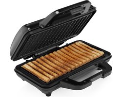 Tristar Wafelijzer - WF-1171 - 1000W - 15 wafelfrietjes - Anti aanbaklaag - PFAS-vrij