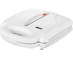 Unold Zaubernuss Wafelijzer Controlelampje, Inklapbaar, Anti-aanbaklaag Wit, RVS