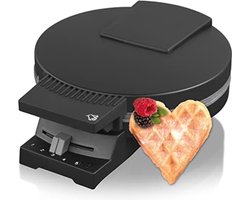 Wafelijzer met Verwisselbare Platen - Wafelijzer met Uitneembare Platen - Wafelijzer Hartvorm - Wafelijzer Hartjes