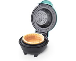 Wafelijzer - Mini Waffelmaker - Mini Waffle Bowl Maker - Voor Wafelkommen - Ook Voor Tortilla'S - Snelle Verwarming - Compact Ontwerp - Ideaal Voor Ontbijt En Desserts - Inclusief Anti-Aanbaklaag
