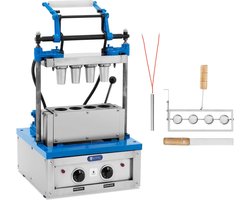 Waffeleisen für Eiswaffeln - 100 - 120 Wafels/h - 55 x 70 mm - Royal Catering
