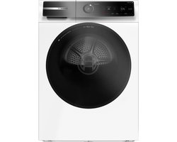 Bosch Serie 8 WRB247C40, Vrijstaand, Voorbelading, Warmtepomp, Wit, Touch, Rechts