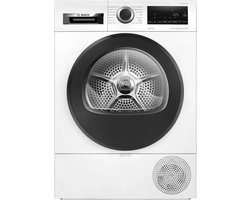 BOSCH WQG233DKPL - Wasdroger - 8 kg Vulgewicht - 64 dB - Wit - Warmtepompdroger - Voorlader - Poolstalig display