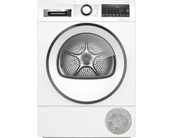 Bosch WQG235DEFG Serie 6 - Wasdroger - Warmtepompdroger - Zeer stil - Blijvend energiezuinig door Zelfreinigende condensor - Droogt zoals jij wilt met Auto Dry -NL/FR display