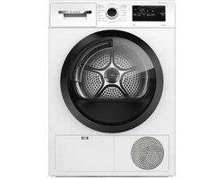 Bosch WTH85V2KPL - Wasdroger - Voorlader - 8 kg Vulgewicht - Wit - 65 dB - Warmtepompdroger - Poolstalig Display