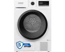 Heinner HHPD-M7N13PBKE++ Warmtepompdroger 7 kg – 16 Programma’s – Anti-Kreuk & Vochtigheidssensor – LED Display – Wit – 5 Jaar Garantie