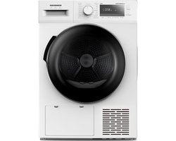 Heinner HHPD-M9G3A++ Warmtepompdroger 9 kg – 14 programma's – Energieklasse D – LED-display – Kinderslot – Trommelverlichting – Wit – 5 Jaar Garantie