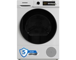 Heinner HHPD-V8T2KA++ Warmtepompdroger – 8 kg – 15 Programma’s – Digitaal Display – PureBeam+ Trommelverlichting – Omkeerbare Deur – Wit – 5 Jaar Garantie