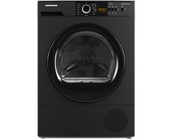 Heinner Wasdroger - Warmtepompdroger - 8 KG - 15 Programma's - LED Display - Trommelverlichting - Antraciet