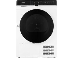 Inventum VDW9030W - Warmtepompdroger - 9kg - 14 programma's - UV-licht - 65 dB - Wasdroger - Wit