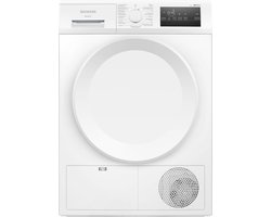 Siemens WT43H00AFG - iQ300 - Warmtepompdroger - 8 kg - Stil 65 dB - NL/FR Display - autoDry: Zacht en zorgvuldig drogen om je kleding te beschermen