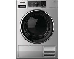 Whirlpool AWZ 8HPS/PRO wasdroger Vrijstaand Voorbelading 8 kg Zilver
